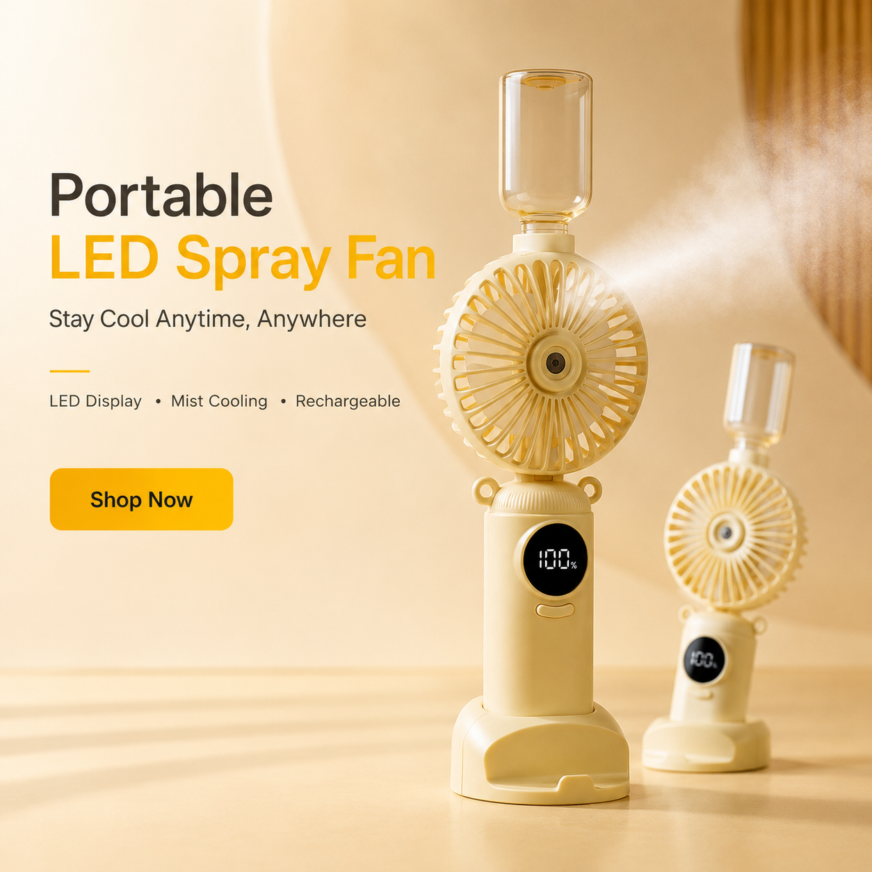 Mini Portable Mist Fan