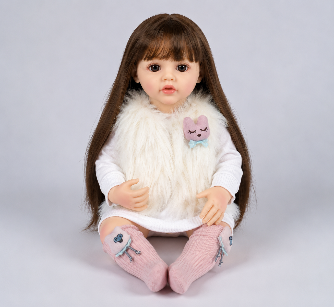 Baby Silicone Doll (White Color)