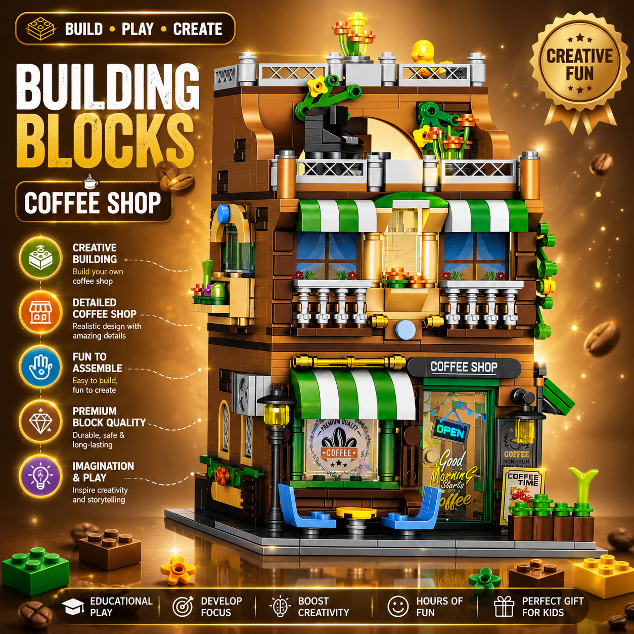 Building Block Lego (Coffee Shop)