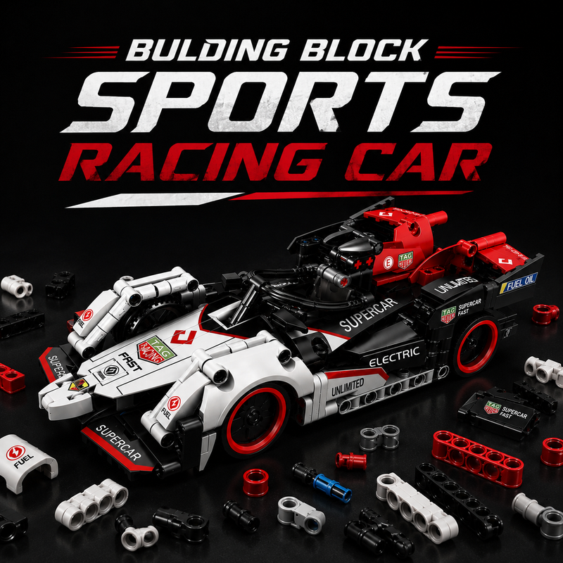 Building Block Racing Car