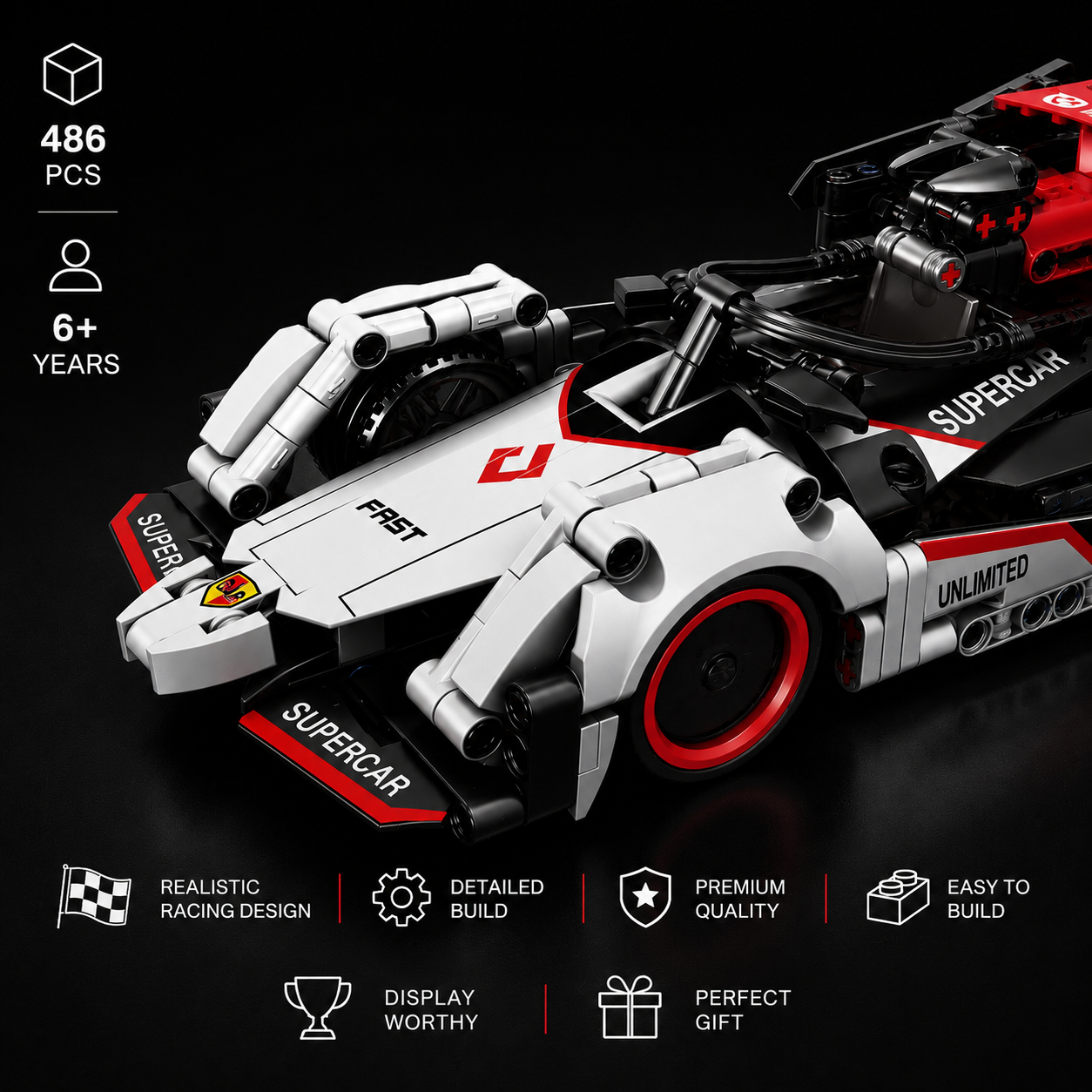 Building Block Racing Car