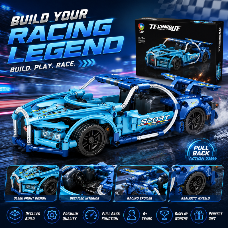 Sports Car Building Blocks