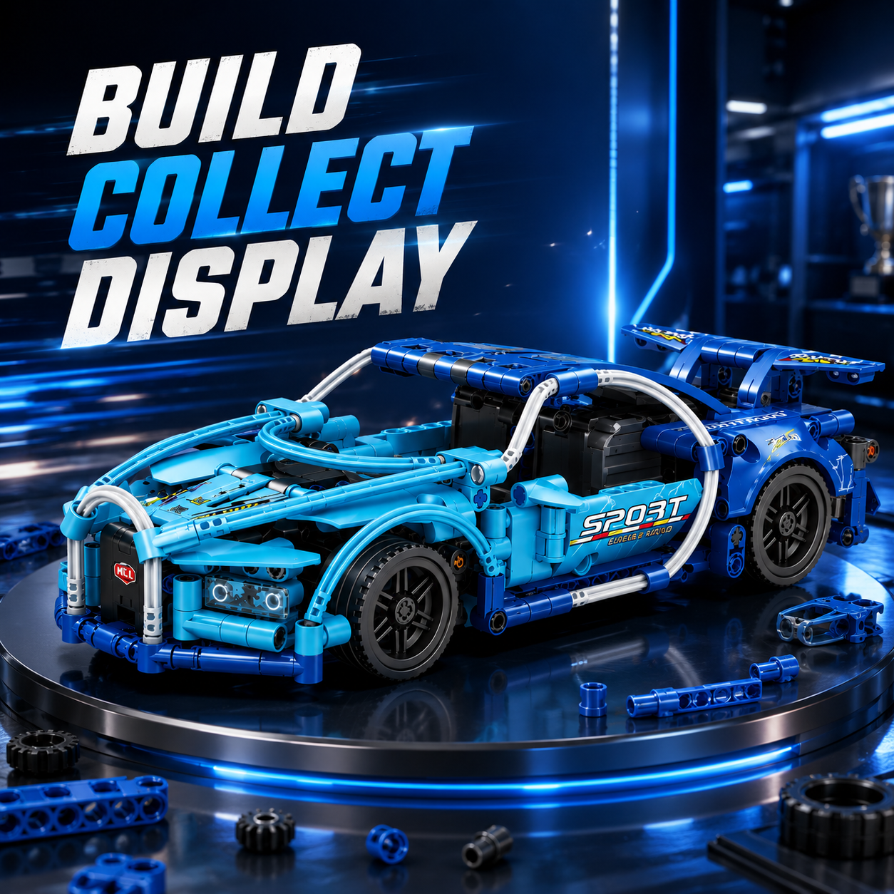 Sports Car Building Blocks
