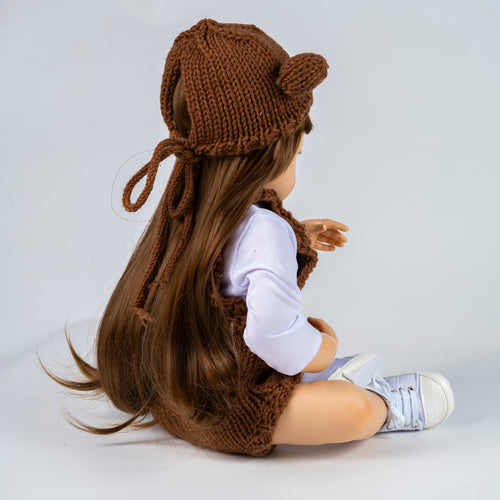 Baby Silicone Doll (Brown Color)