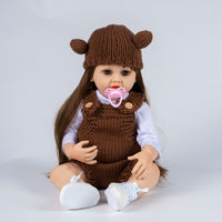 Baby Silicone Doll (Brown Color)