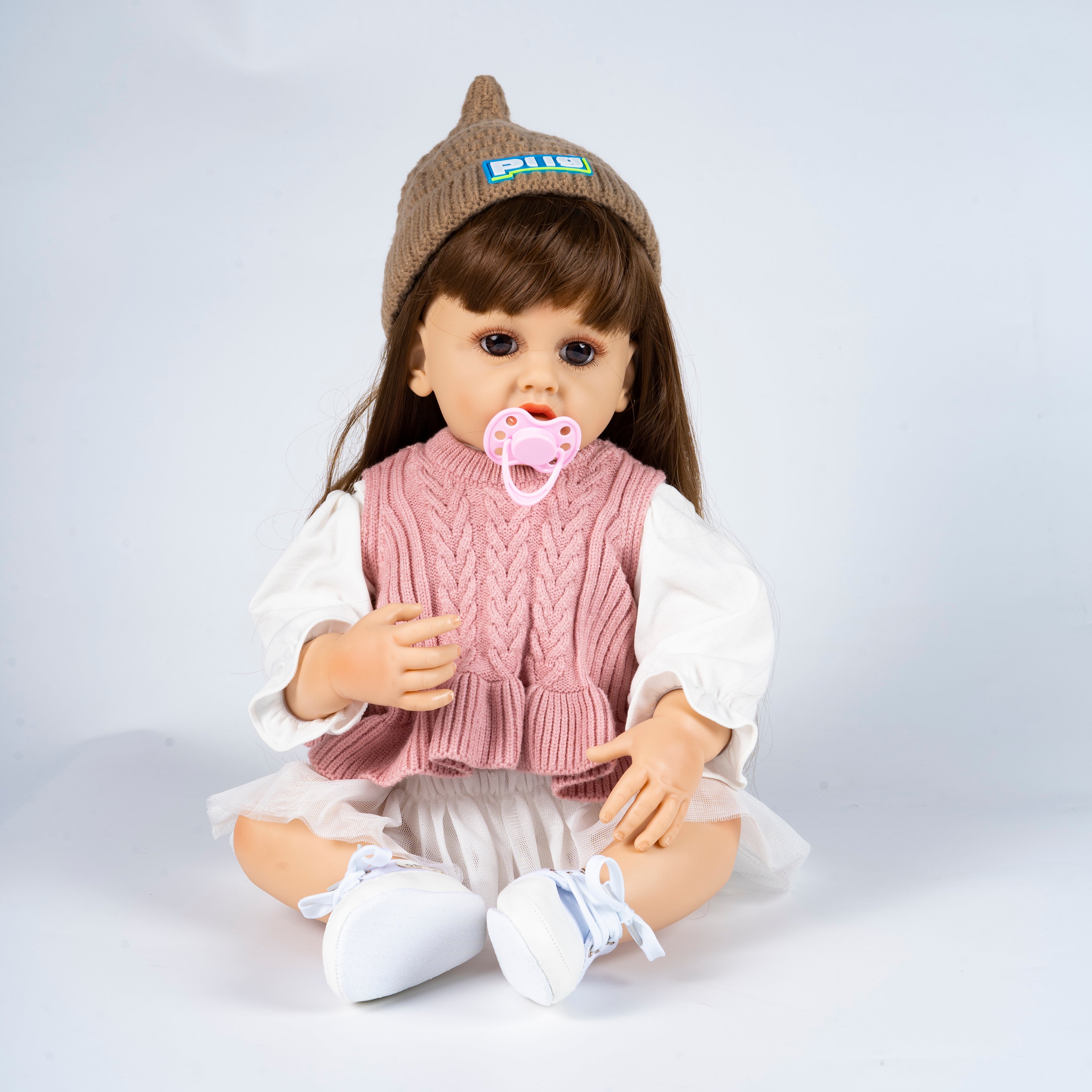 Baby Silicone Doll (Baby Pink)