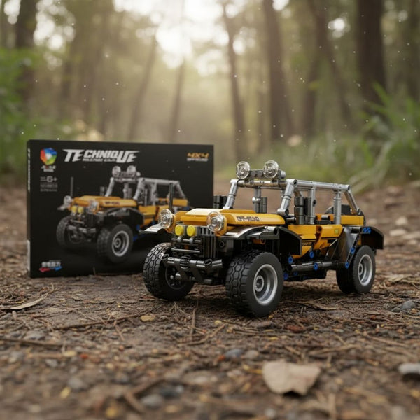 Racing Jeep Building Blocks